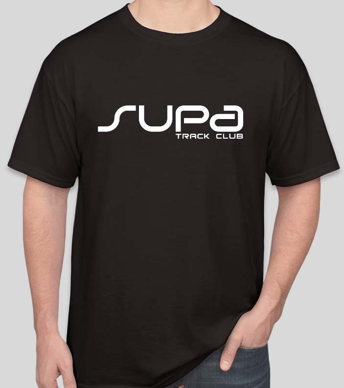 SUPA Track Club T-Shirt - Black