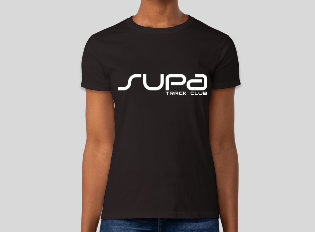 SUPA Track Club T-Shirt - Black